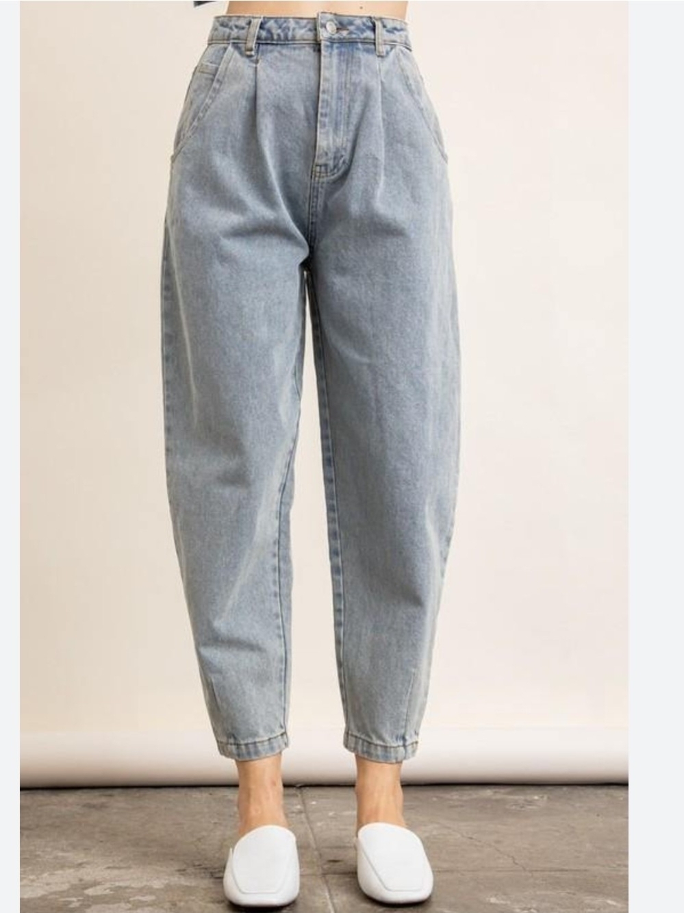 Fashion Nova Baggy High-Waist Light Blue Women’s Jeans Size S